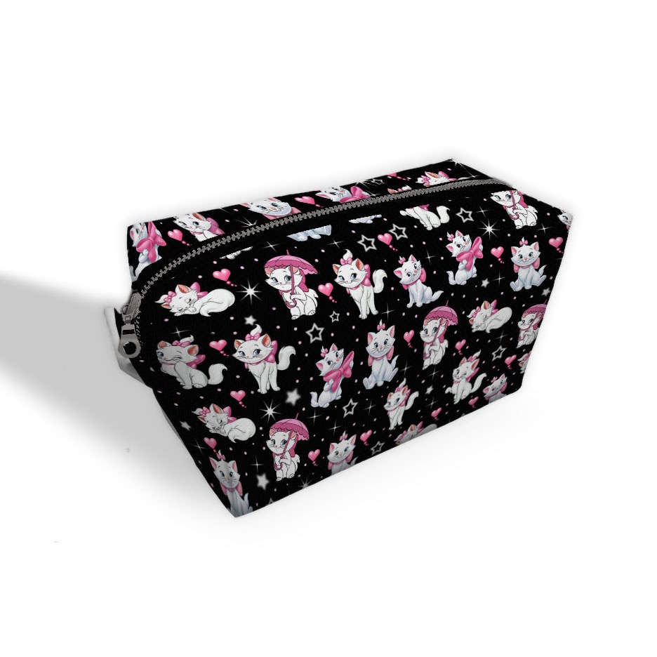 Necessaire Box Gatinha Mar. Necessaire para Maquiagem