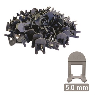 Espaçador Nivelador de Piso e Porcelanato 5mm - 100 peças