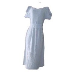 Vestido Branco para Propósitos Pano de Saco