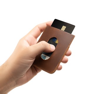 Porta Cartão De Couro, Cabe 2 Cartões, Cnh Couro Rustico ideal para segurar junto com celular
