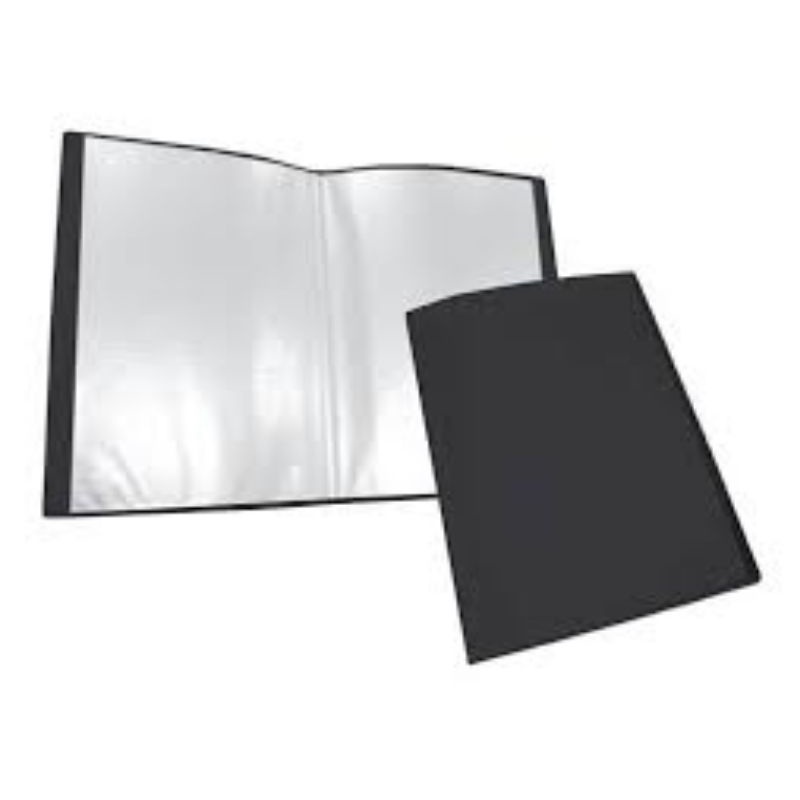 Pasta Catálago PP preta com 10 envelopes VMP novo