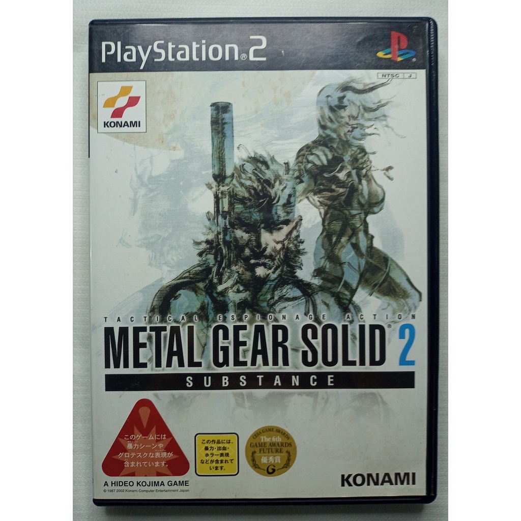 Metal Gear Solid 2 Substance Original Playstation 2 Versão Japonesa