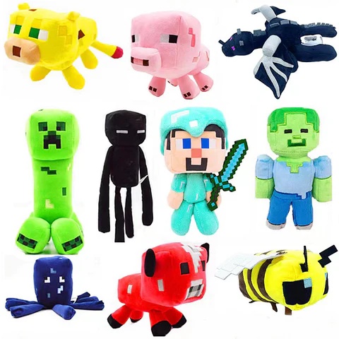 Pelúcias MINECRAFT variadas