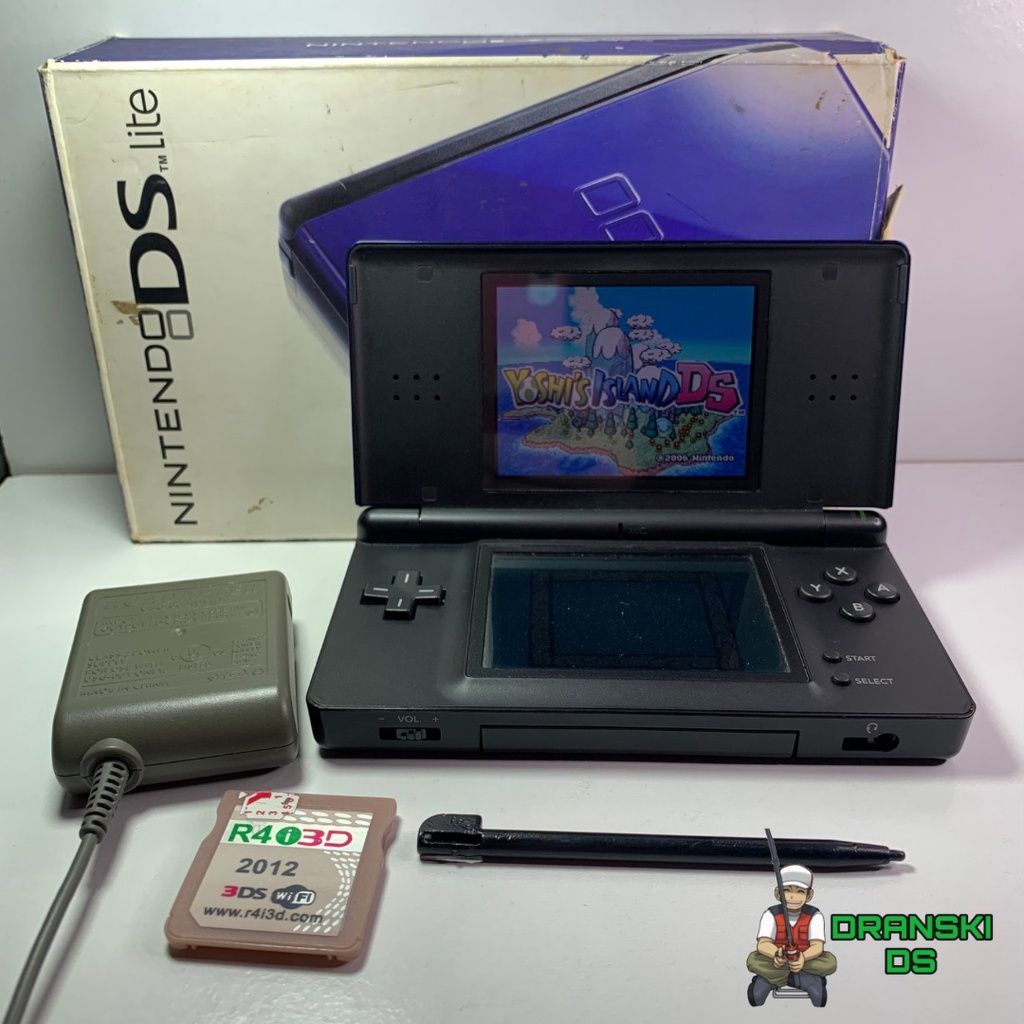 Nintendo DS Lite Azul R4 4GB Com Muitos Jogos Escorrega o Pre o