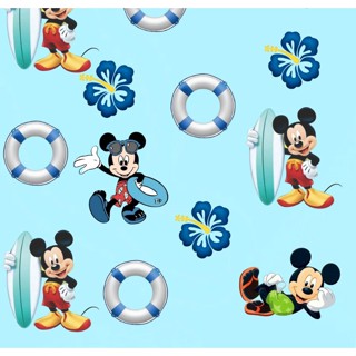 Tecido Microfibra Estampa Digital 50cmX1,50 - Mickey Surf 2