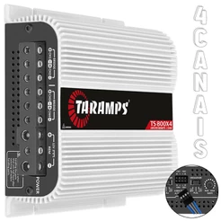 Módulo Taramps Digital Amplificador 4 Canais TS 800x4 800w Compacto LANÇAMENTO Para Carro