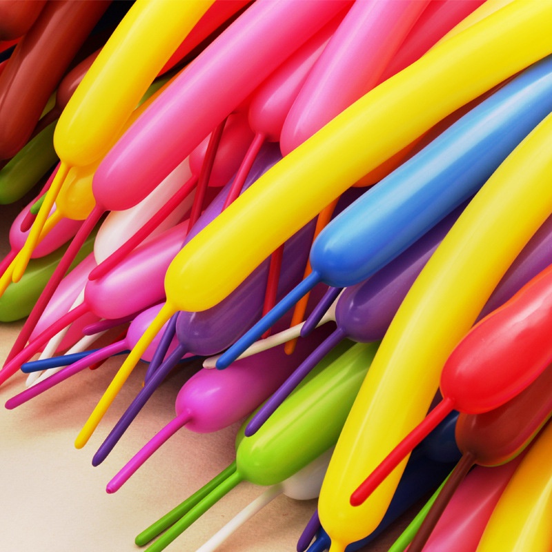 Bexiga Balão Canudo 260 - 25 Unidades - Balão de Látex para Decoração de Festa em Oferta na Shopee