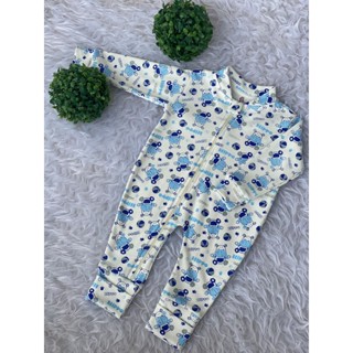Macacão Para Bebê de Zíper Masculino 100% Algodão