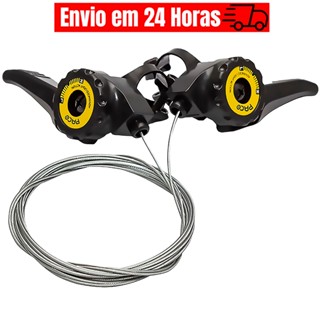 Trocador Passador De Marcha Bicicleta Bike Alavanca 18v 21v em Oferta na Shopee