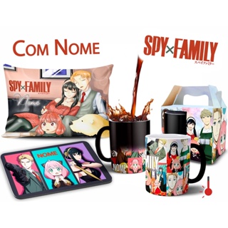 Caneca Mágica + Kit Anime Spy × Family com Nome Personalizado em Oferta na Shopee
