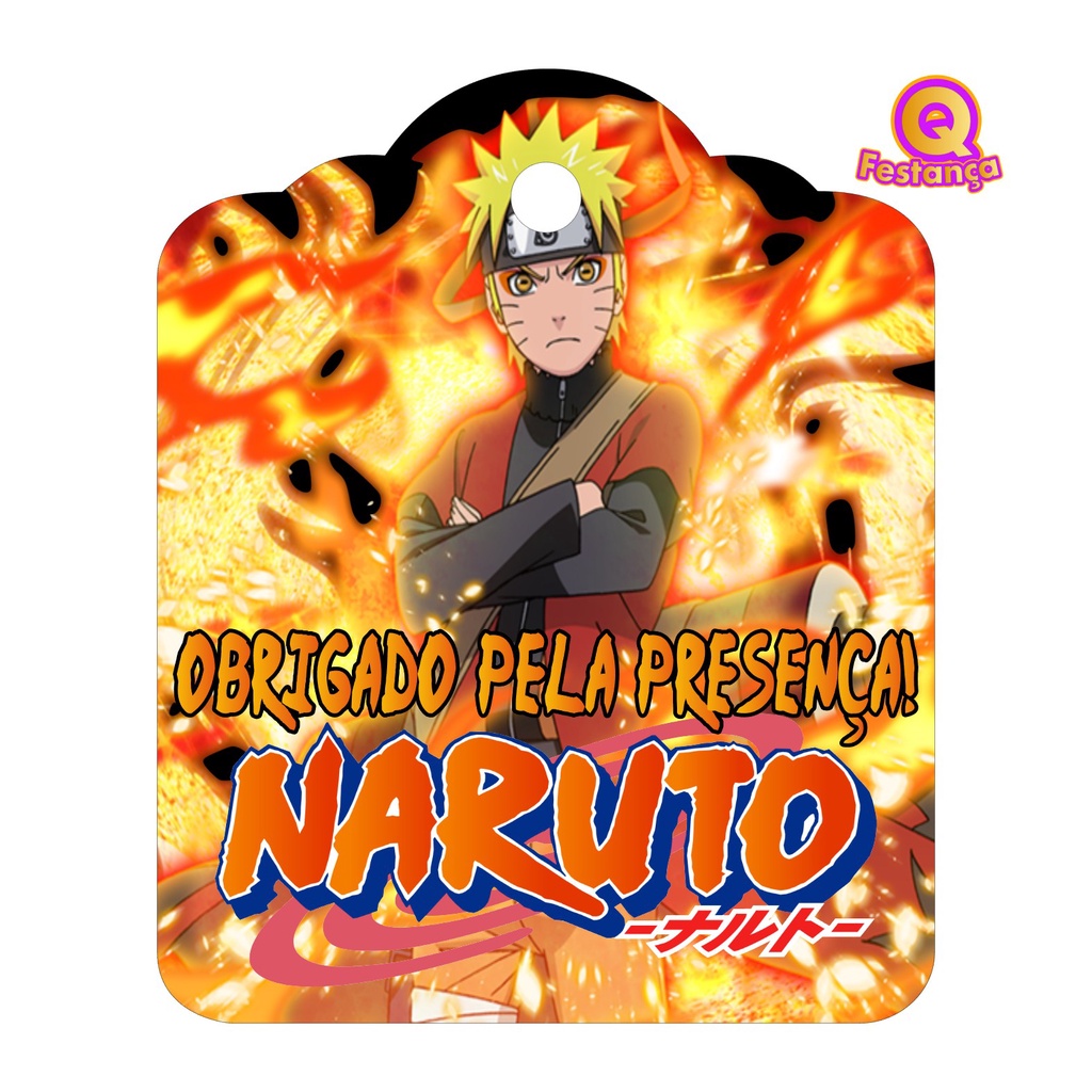 10 Tags de Agradecimento para Lembrancinhas Naruto - Decoração de festa de  Aniversários, Lembrancinhas de Aniversário, Enfeite de Mesa, Decoração de Mesa, Anime, Série de Anime, Raposa de 7 caudas, Ninja, Mangá, Sasuke, Sakura