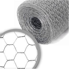 Tela Hexagonal Viveiro 10mt x 1,50mt(Fio 24 0,56mm / Malha 1,25cm) Calopsita Hamsters Passaros de pequeno porte.
