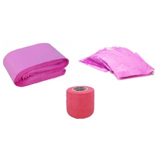 KIT bandagem phantom protetor clip cord e protetor de maquina Rosa
