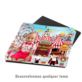 40 Imas De Geladeira Personalizado seu tema 9x6cm em Oferta na Shopee