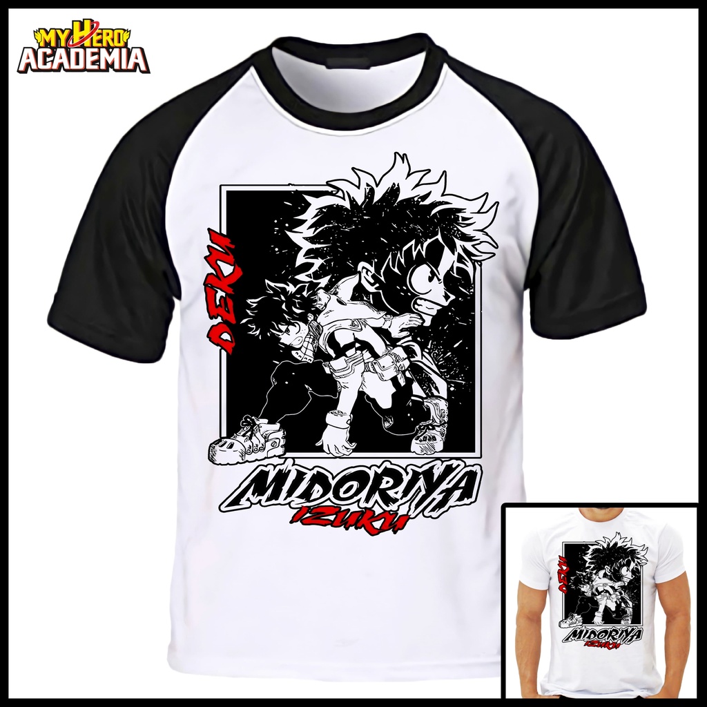 Camiseta Boku no Hero Academia Unissex, Camiseta Izuku Midoriya, Blusa Izuku Midoriya, Blusa Boku no Hero Academia Anime