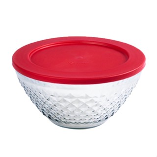 Tigela de Vidro com Tampa Plástica - Potiche Bico de Jaca Vitazza - 4,5 L - 2 L em Oferta na Shopee