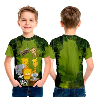 Camiseta Básica Infantil ou Adulta - Safari Baby Floresta em Oferta na Shopee