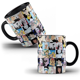 Caneca Porcelana Personalizada Álbuns Lady Gaga em Oferta na Shopee