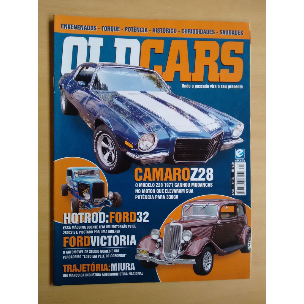 Revista Old Cars 5 Camaro Mura Mercedes Sl Mustang 578w