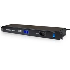 Régua Distribuidor De Energia Rack Santo Angelo Rt8d Com Led