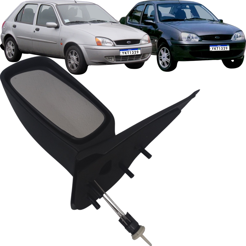 Retrovisor Lado Esquerdo Manual Cofran Fiesta 1996 Até 2001