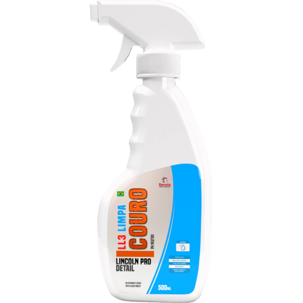 LL3 Limpa Couro 500ml Lincoln Pro Detail em Oferta na Shopee