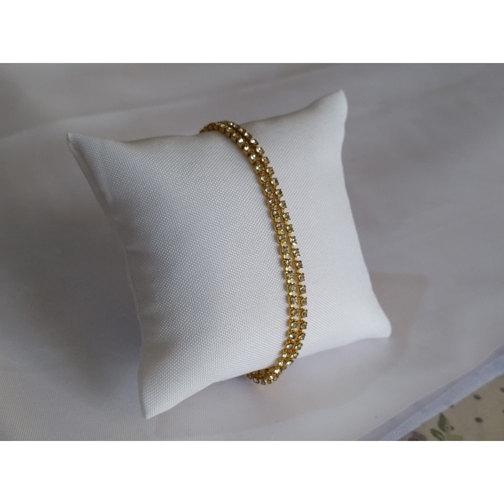 12 Almofadinha Oxford Fosco 8x8 Pulseiras, Casamentos, Joias em Oferta na Shopee