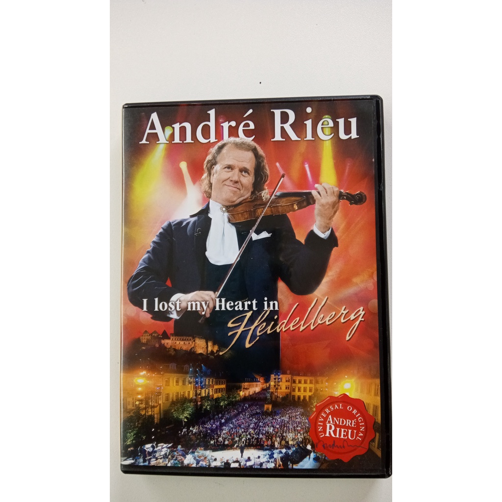 DVD André Rieu i lost my heart in Heidelberg musical original cxe