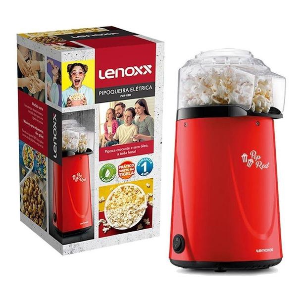 Pipoqueira Elétrica Lenoxx Pop Red Ppc953 Vermelha