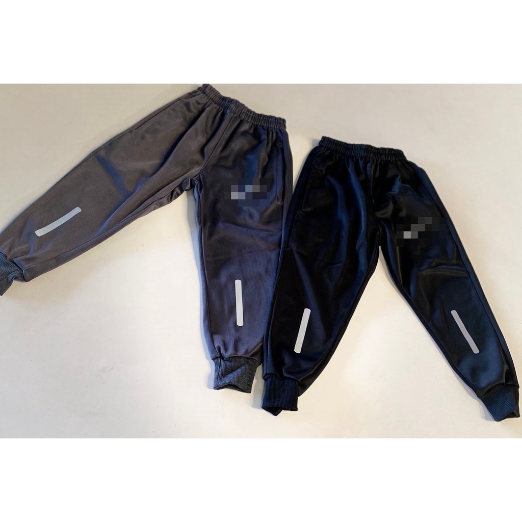 kit 3 Calças Moletom Flanelado Com Punho Escolar Inverno Frio Infantil Juvenil Unissex Menino Menina Tamanhos 1/2/3/4/6/8/10/12/14/16