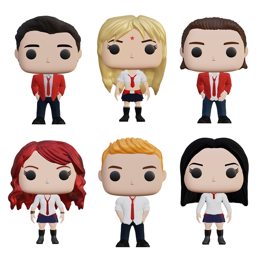 RBD - Mia Colucci - Miguel - Roberta - Diego - Giovanni - Customização de escultura Artesanal 3D estilo Funko pop