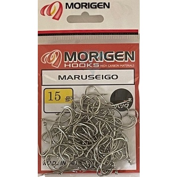 Anzol Morigen Maruseigo Nickel - Varios Tamanhos - Cartela Maior