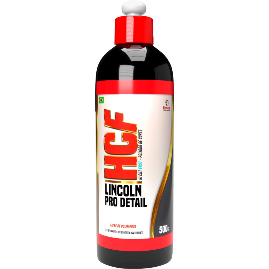 HCF Hi Cut Fast Polidor de Corte 500g Lincoln Pro Detailer em Oferta na Shopee