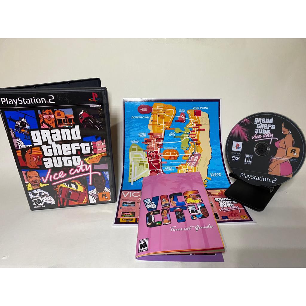 GTA Vice City Stories com Mapa/Manual para PLAY 2 - Escorrega o Preço