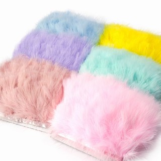 Franja De Ganso Viés De Pluma Efeito Cheia 0,50cm (Meio Metro) Marabou
