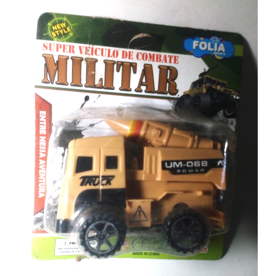 CARRO MINIATURA DE COMBATE VEÍCULO MILITAR DE BRINQUEDO