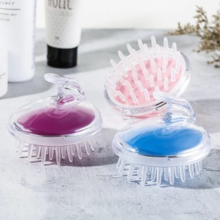 Escova Massageadora De Silicone Couro Cabeludo Para Shampoo/Corporal