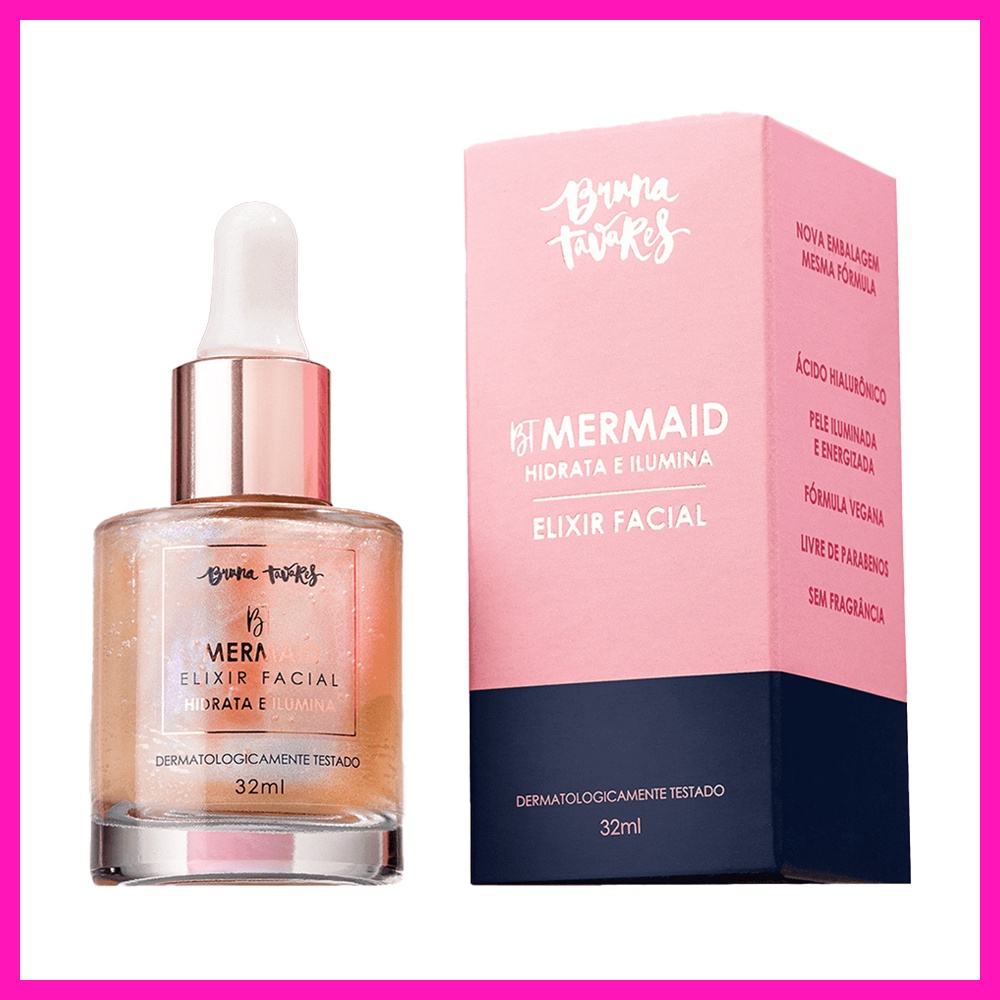 Bruna Tavares BT Mermaid Elixir Facial Hidratante | Shopee Brasil