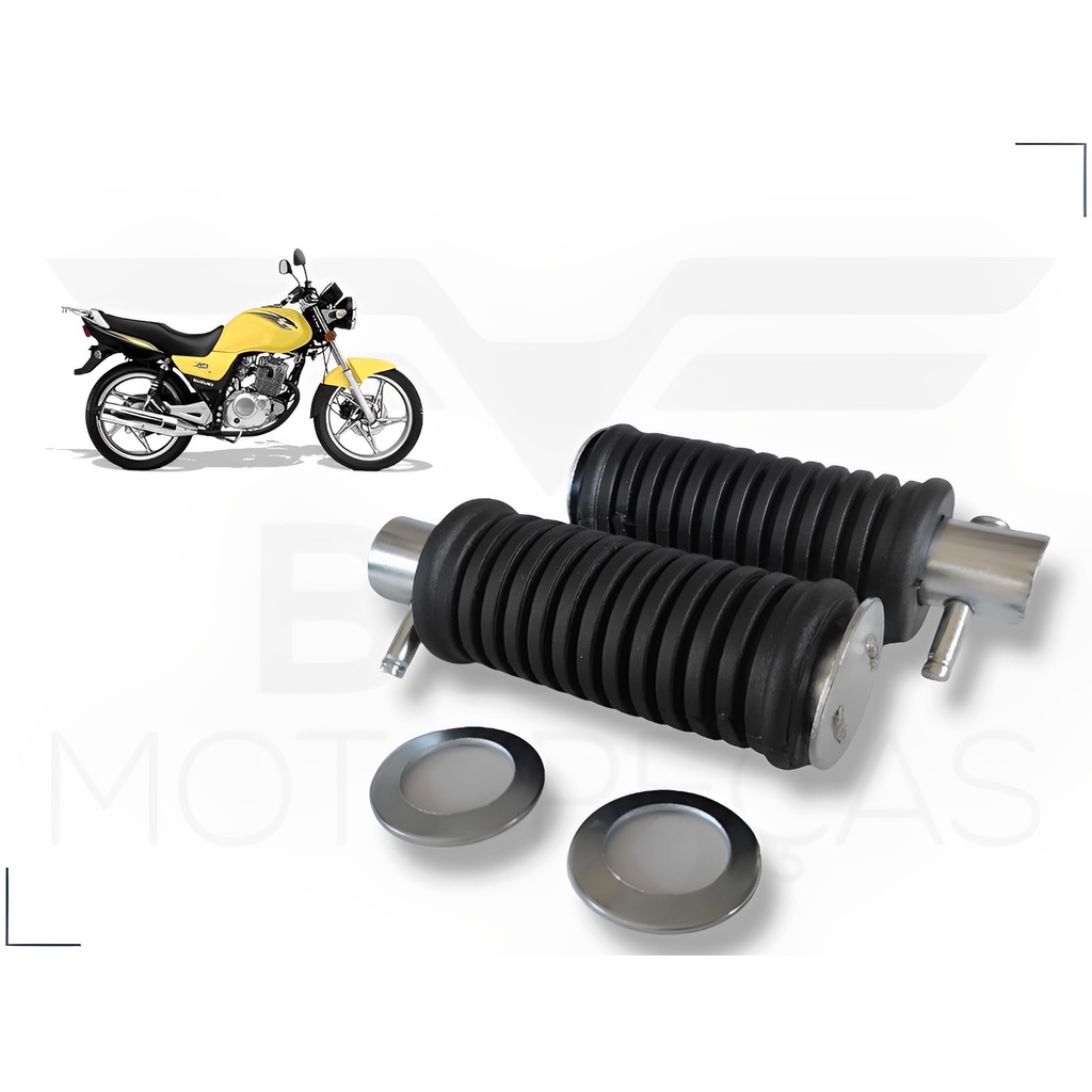 PAR Pedaleira Traseira Moto SUZUKI YES EN 125 E125 SE - Modelo Original