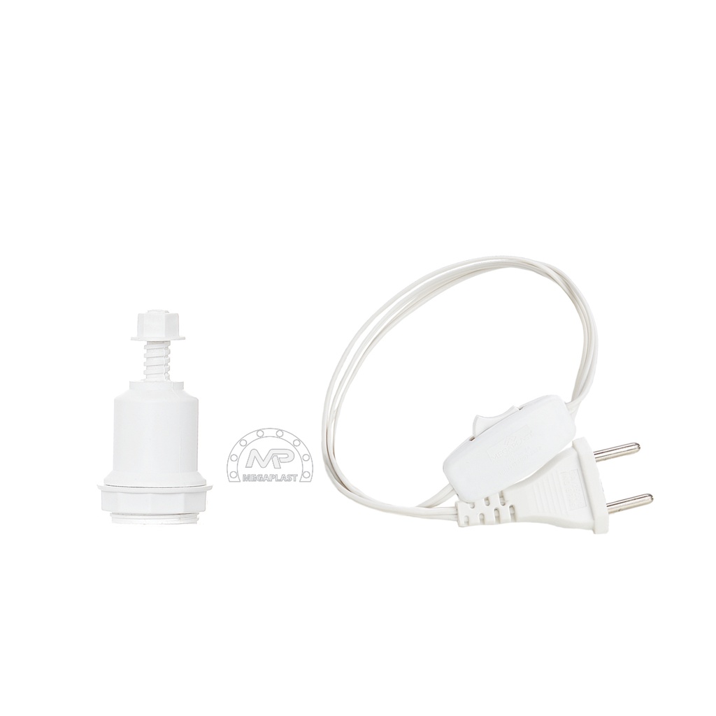 10 Peças Rabicho 1mt Interruptor Meio fio e Soquete para Abajur