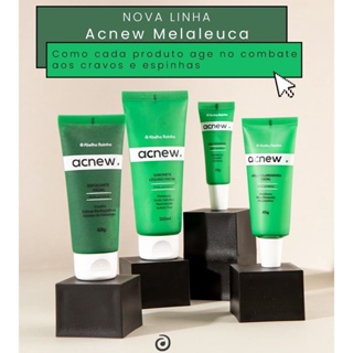 KIT Pele Acnéica Melaleuca Acnew  - Abelha Rainha em Oferta na Shopee