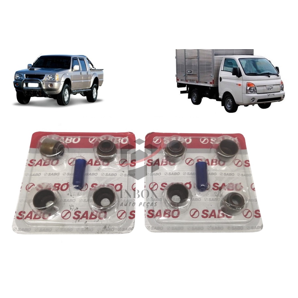 Retentor Vedador Haste Válvula Hr 2.5 8v Pajero/L200 2.5 8v Hilux 2.8 8v 95/98 Sabó 9224
