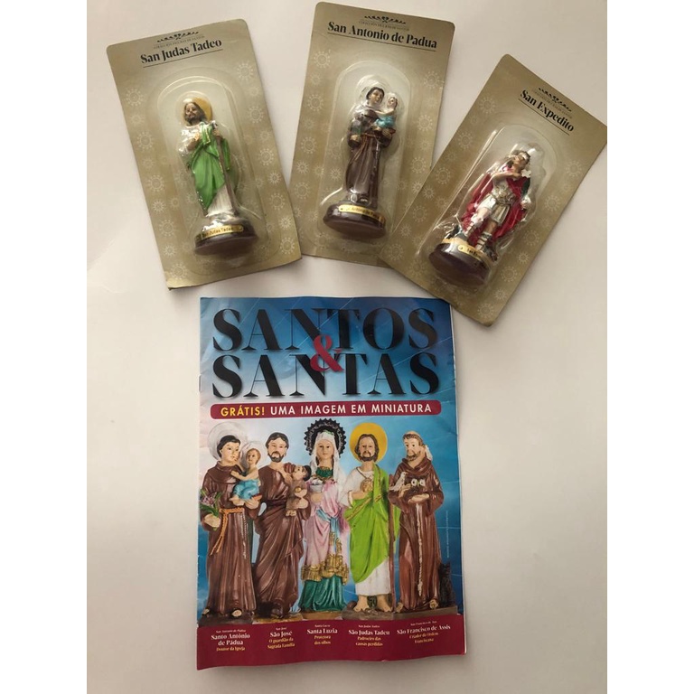 Imagem Santo São Francisco de Assis em Resina Especial 10cm + Revista em Oferta na Shopee
