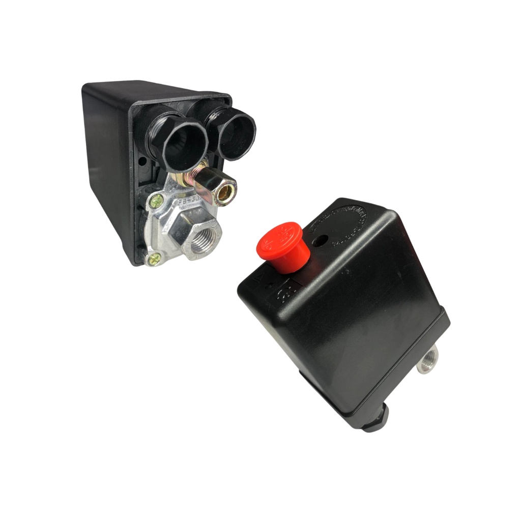 Pressostato De Botão 1 Via para Compressor de ar Schulz/Motomil/Chiaperini e outros 80-120 Psi 1 via