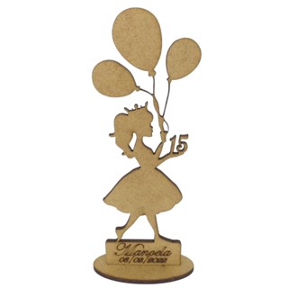 Kit 20 centro de mesa lembrancinha lembrança aniversário 15 anos debutante enfeite personalizado