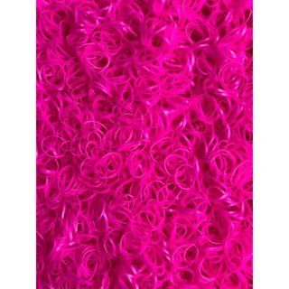 Elástico de silicone do pequeno e fino Pink
