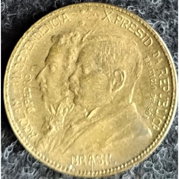 JR-53 Moeda 1000 Reis 1922  (Versão PEDRO "I.")