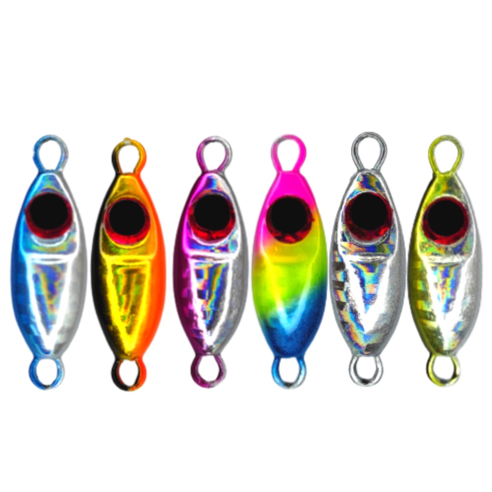 kit com 6 unidades Micro jig Baby Slow 6g,10g,14g  Slow jigging, isca artificial jumping jig Grouper