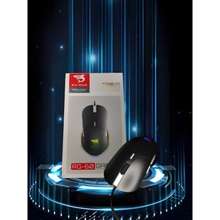 MOUSE GAMER RG-60 3200DPI C/CHIP DE JOGOS ALTA PRECISÃO