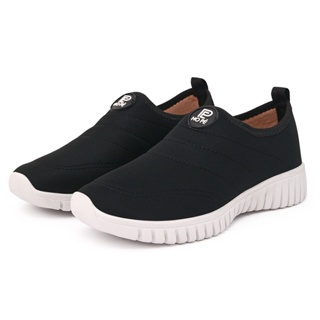 Tênis Feminino Meia Calce Fácil Slip On Leve Flexível Confortável Para Caminhada Academia Promoção em Oferta na Shopee